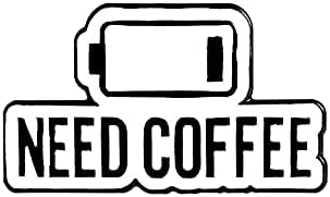 Crop Need Coffee Hard Enamel Pin Badge