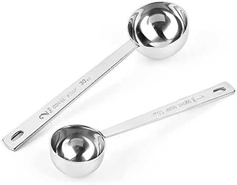 Crop Stainless Steel Coffee Spoons Silver-30ml