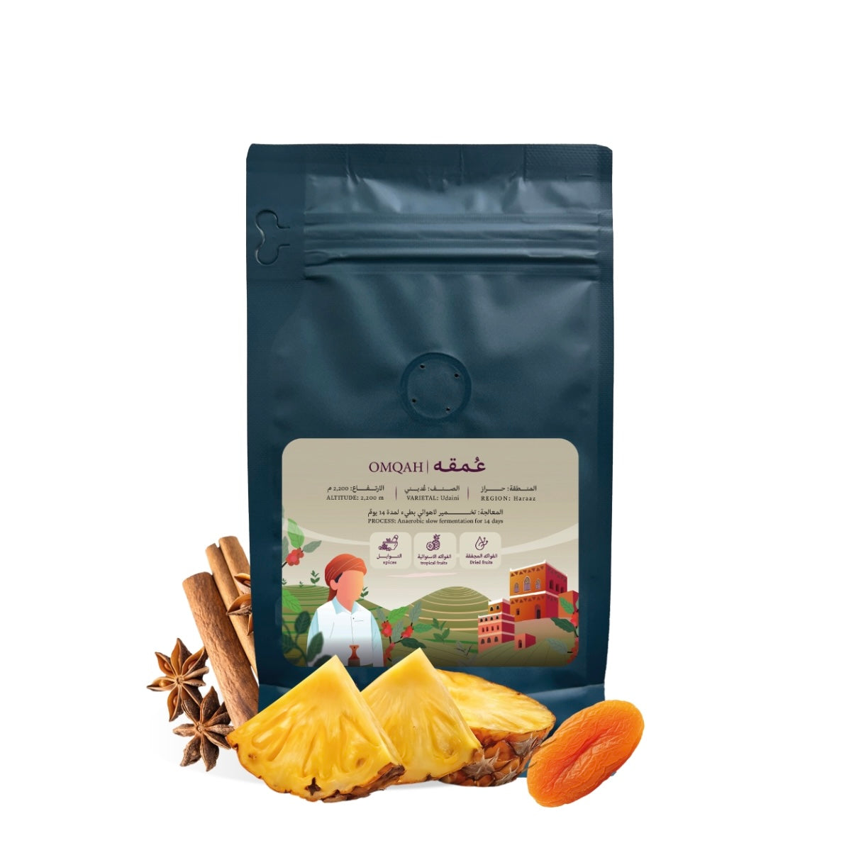 Yemen Haraz Omqah Anaerobic Fermentation 120g (Filter)