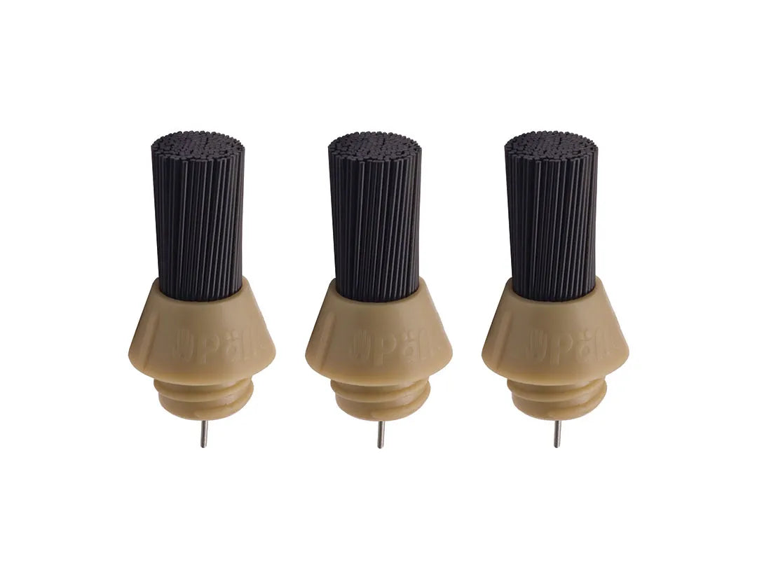 Pallo coffee tool replacement bristles LP 3-pack for group head cleaning brush and steam wand