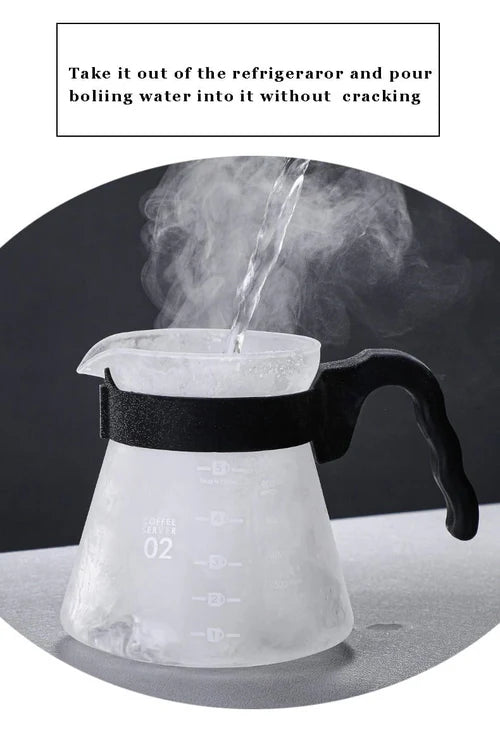 Crop 600ml V60 Coffee Server White