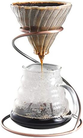 Crop Circinate Shaped Style Pour Over Coffee Dripper Stand