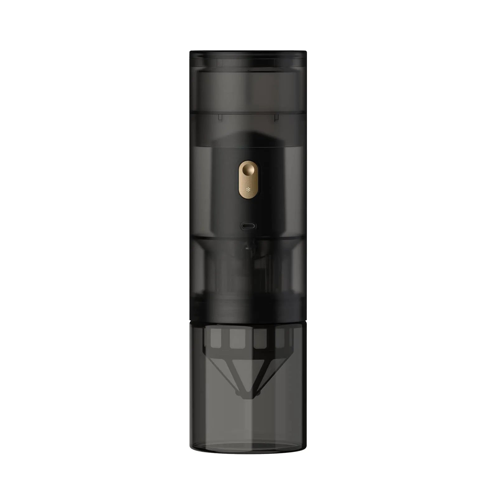 Timemore 123 Go Titanium electric grinder 60g 3 in 1 with glass jar dripper and carry bag black