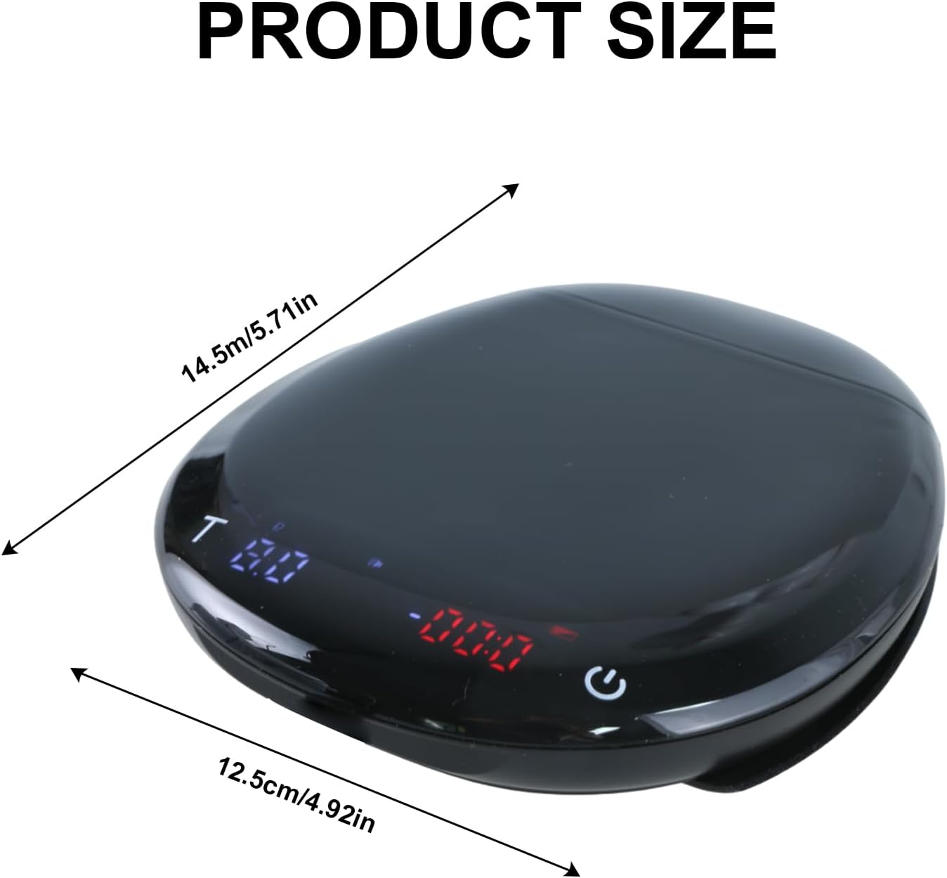 Crop Portable Coffee Measuring Scale with Timers