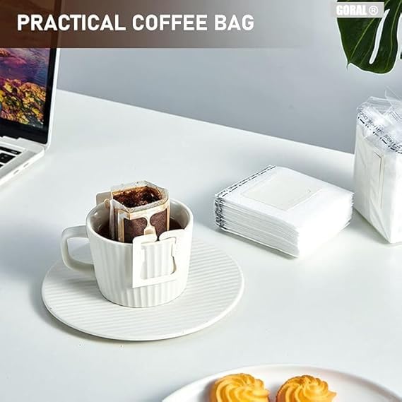 Crop Coffee Filter Bags Portable Hanging Ear Style 50Pcs