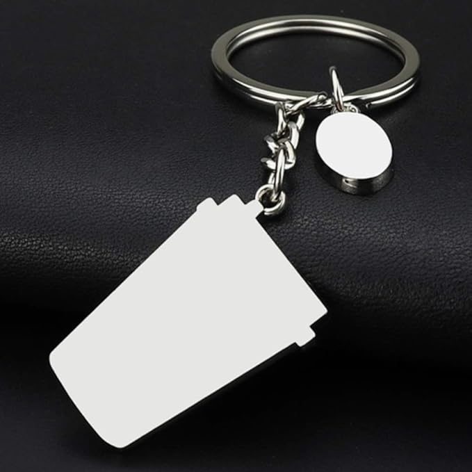 Crop Coffee Bean Cup Keychain