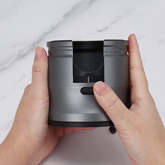 Crop Aluminum Coffee Portafilter Holder Grey
