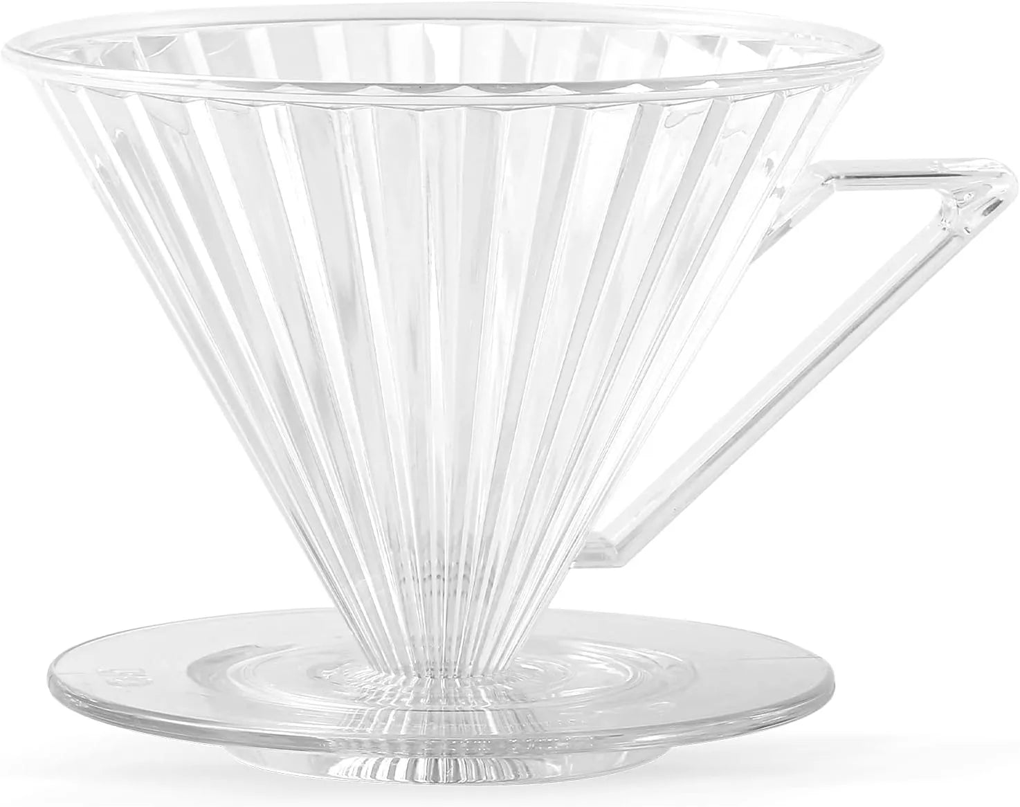 Crop V60 Plastic Dripper Model 02 – reusable cone drip filter, 1-4 cups