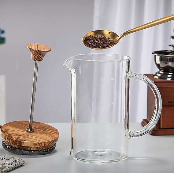 Crop 600ml French press