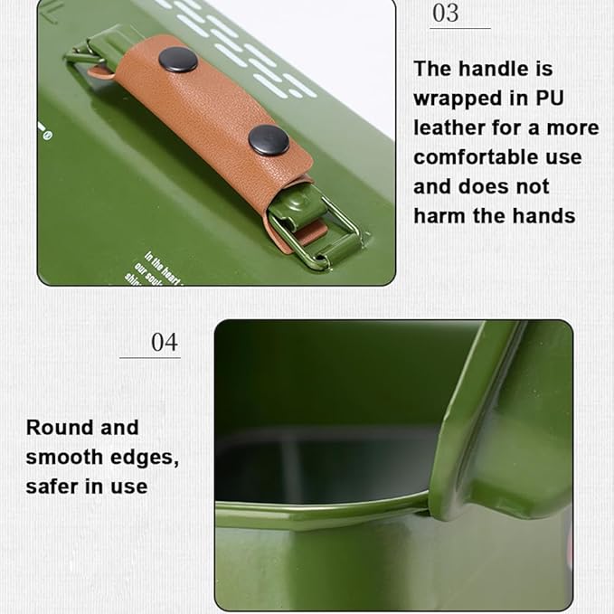 Crop Camping Metal Storage Box