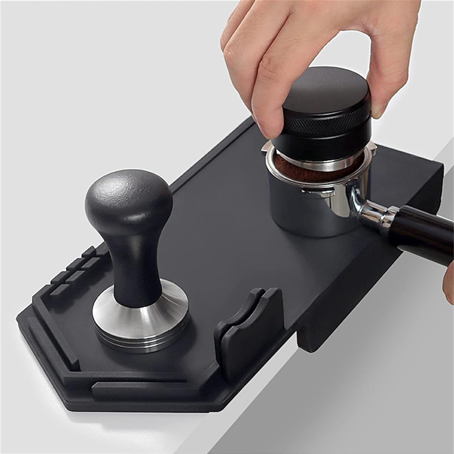 Crop 28x13.5x3.5cm Silicone Corner Tamper Mat