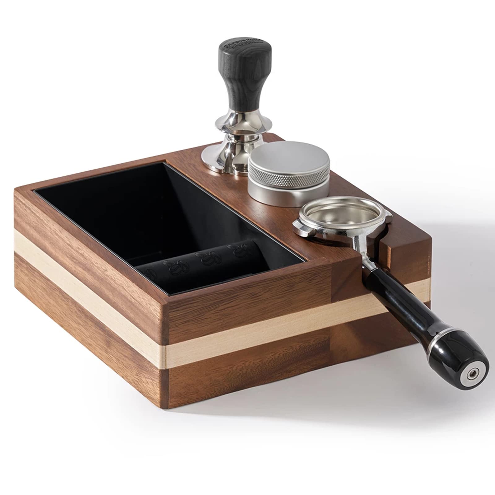 Crop Espresso Accessories Organizer Station