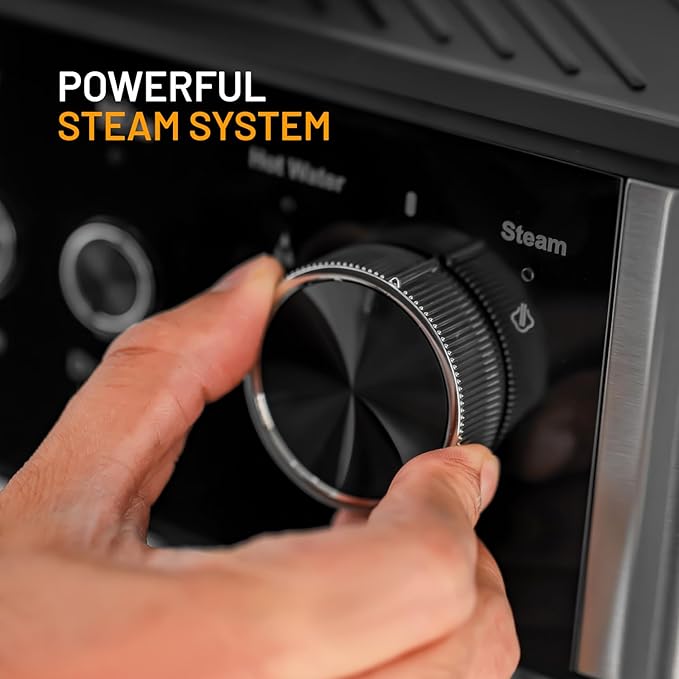 Geepas Espresso Coffee Machine 20 Bar Pressure