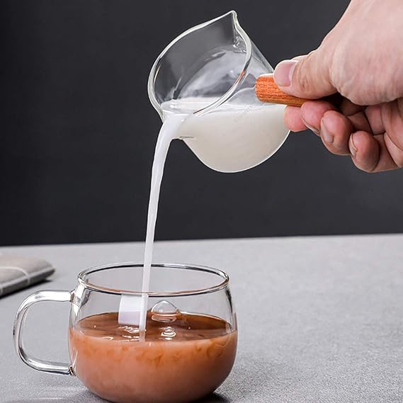 Crop 75ml Double Spouts Espresso Measuring Cup