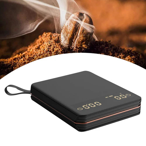 Crop Curved Digital Coffee Scale - Black