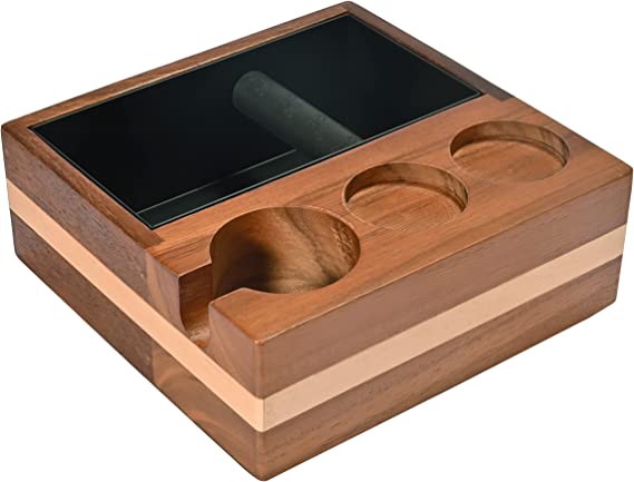 Crop Espresso Accessories Organizer Station