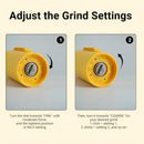 Timemore & Nuttii OX Lite Portable Electronic Grinder  Green ABS Version