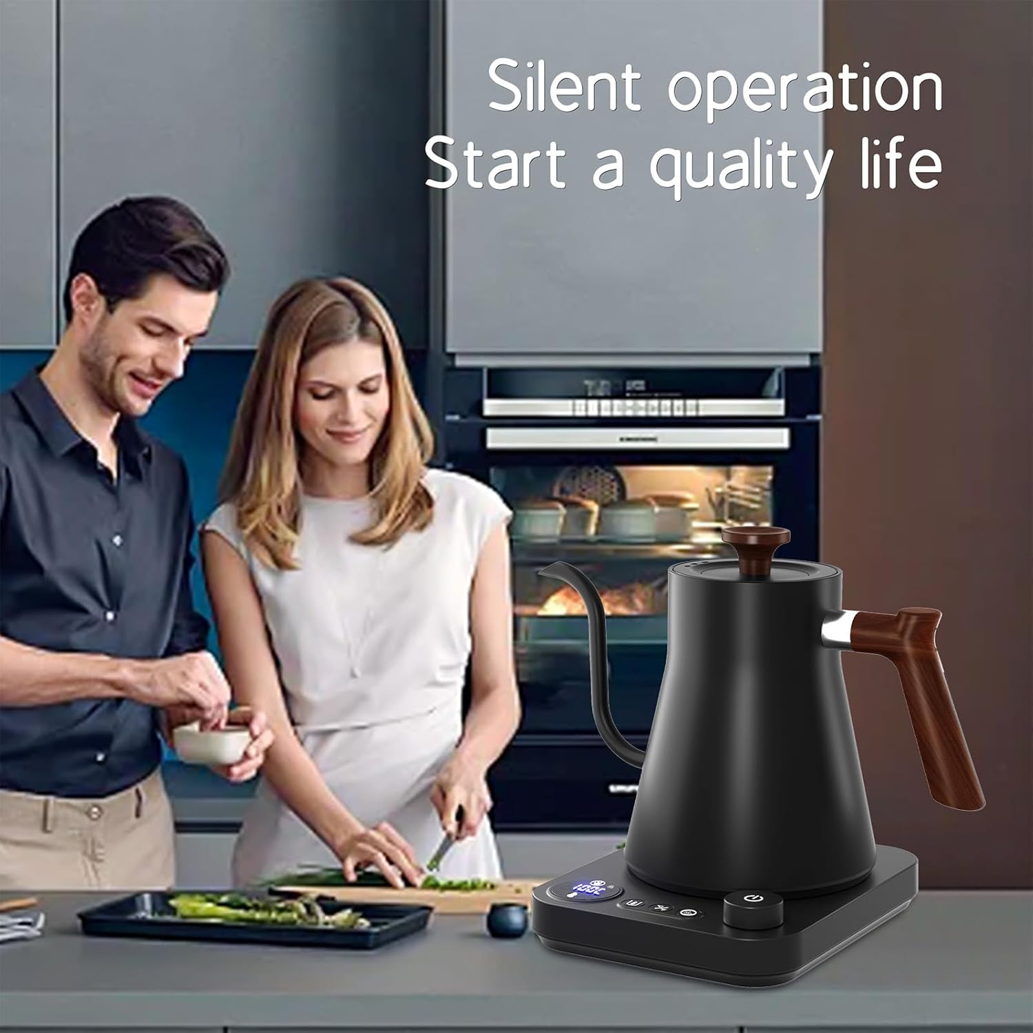 Crop 900ml Electric Kettle