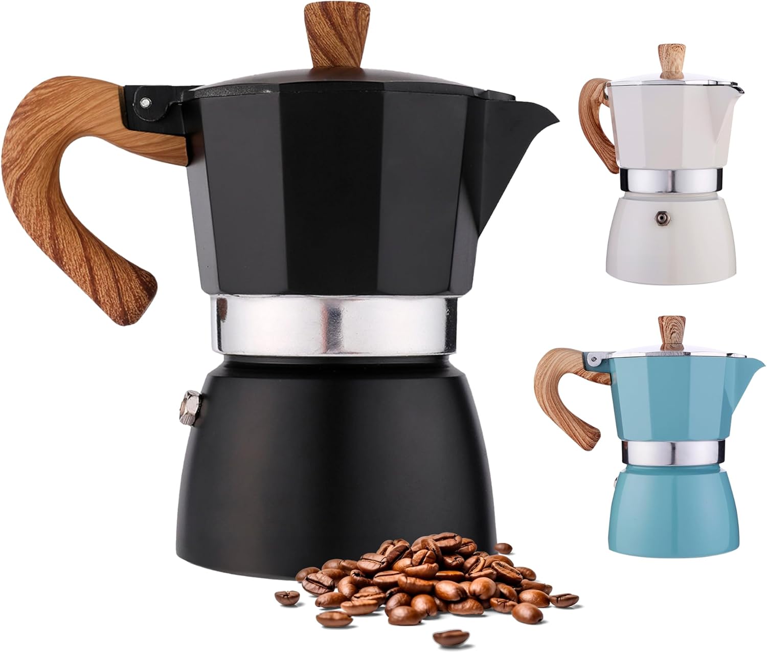 Crop Coffee Moka Pot Aluminum 600ml
