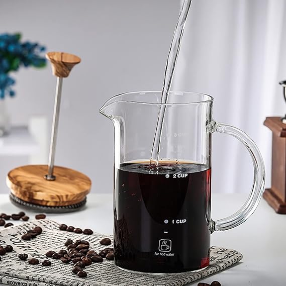 Crop 600ml French press