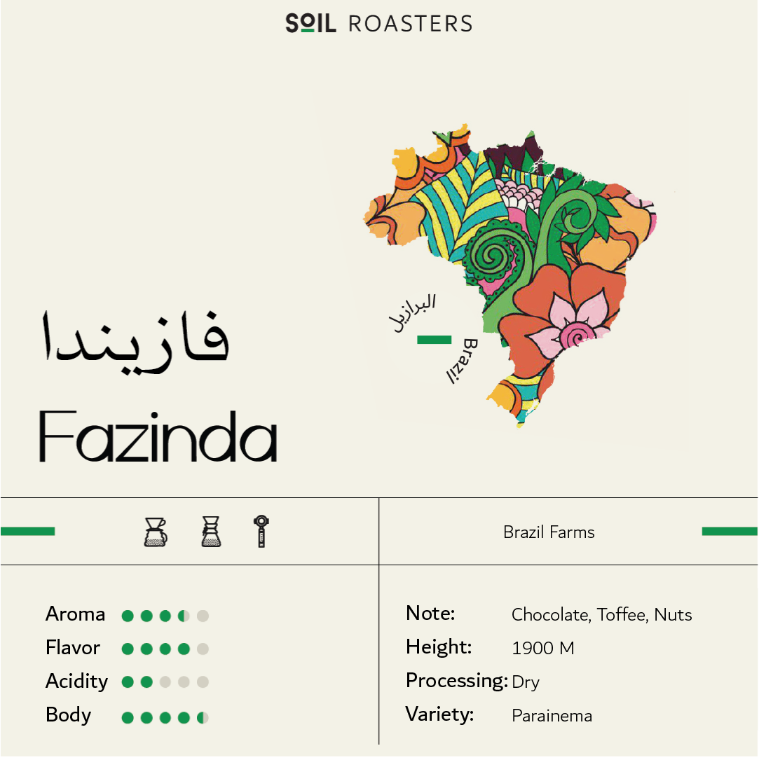 Brazilian Fazenda 250g (Espresso/Filter)