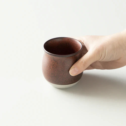 Origami 200ml Pinot Flavor Coffee Cup, Brown and White