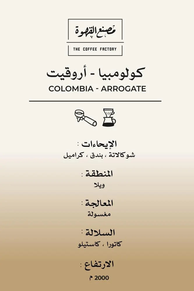 Colombia Arrogate Washed 250g (Espresso/Filter)