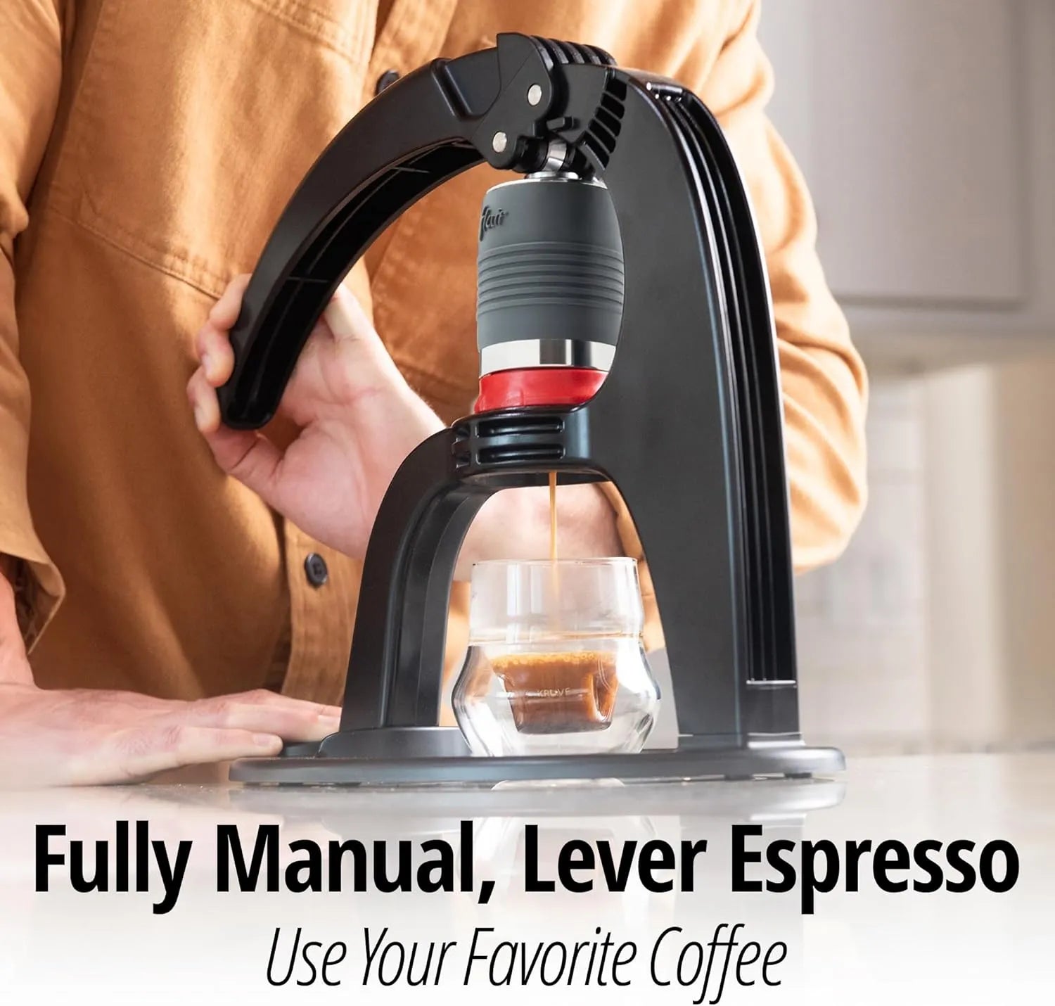 Flair NEO Flex manual espresso maker full assembled view