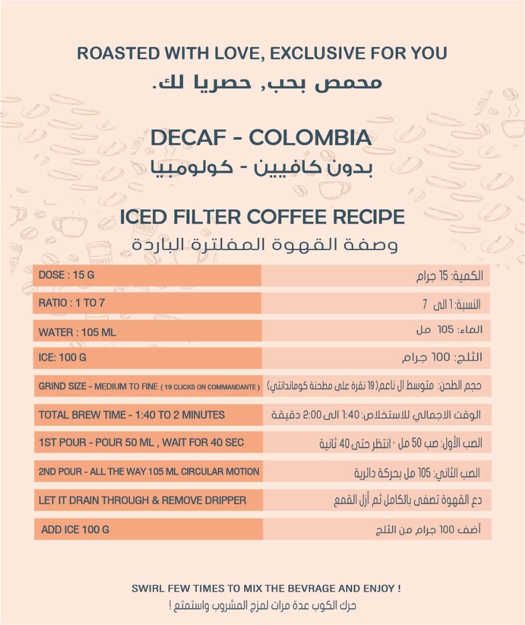 Colombia Decaf 250g (Espresso/Filter)