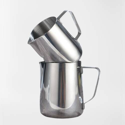 Crop 350/600ml Silver Milk Pitcher Jug