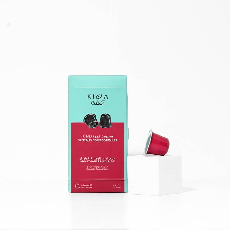 Ethiopia Brazil Indian Blend Coffee 10 Capsules