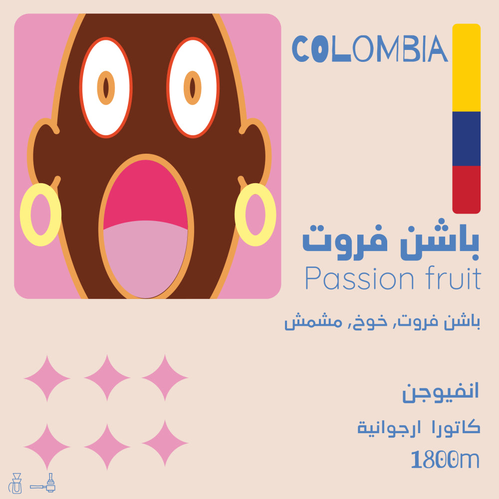 Colombia passion Fruit 125g (Filter)
