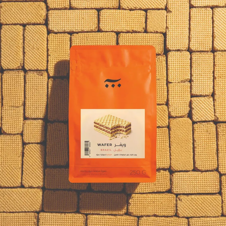 Brazil Wafer Anaerobic 250g espresso coffee beans by ASH Coffee Roastery package.