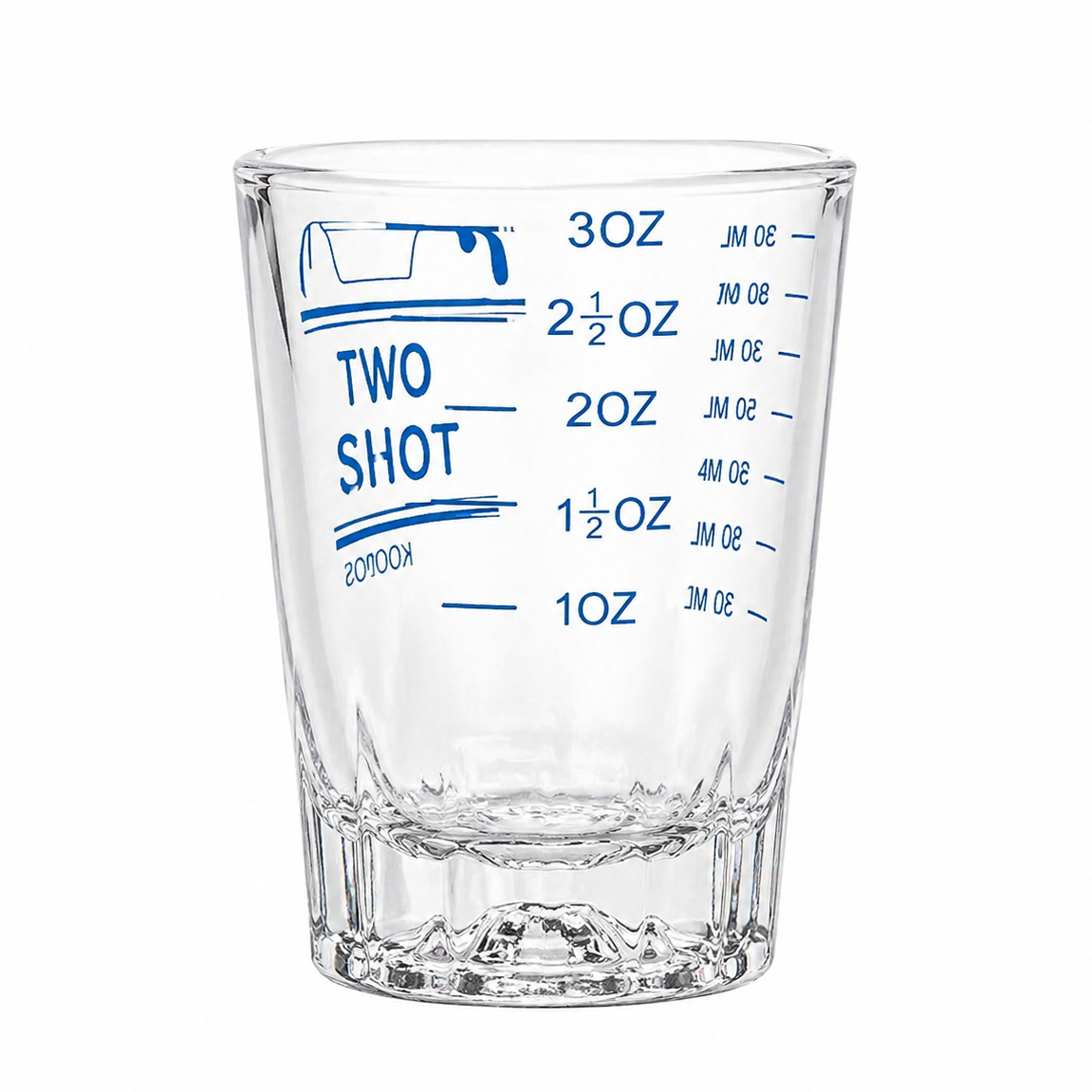 Crop 60ml Glass Measuring Ounce Cup