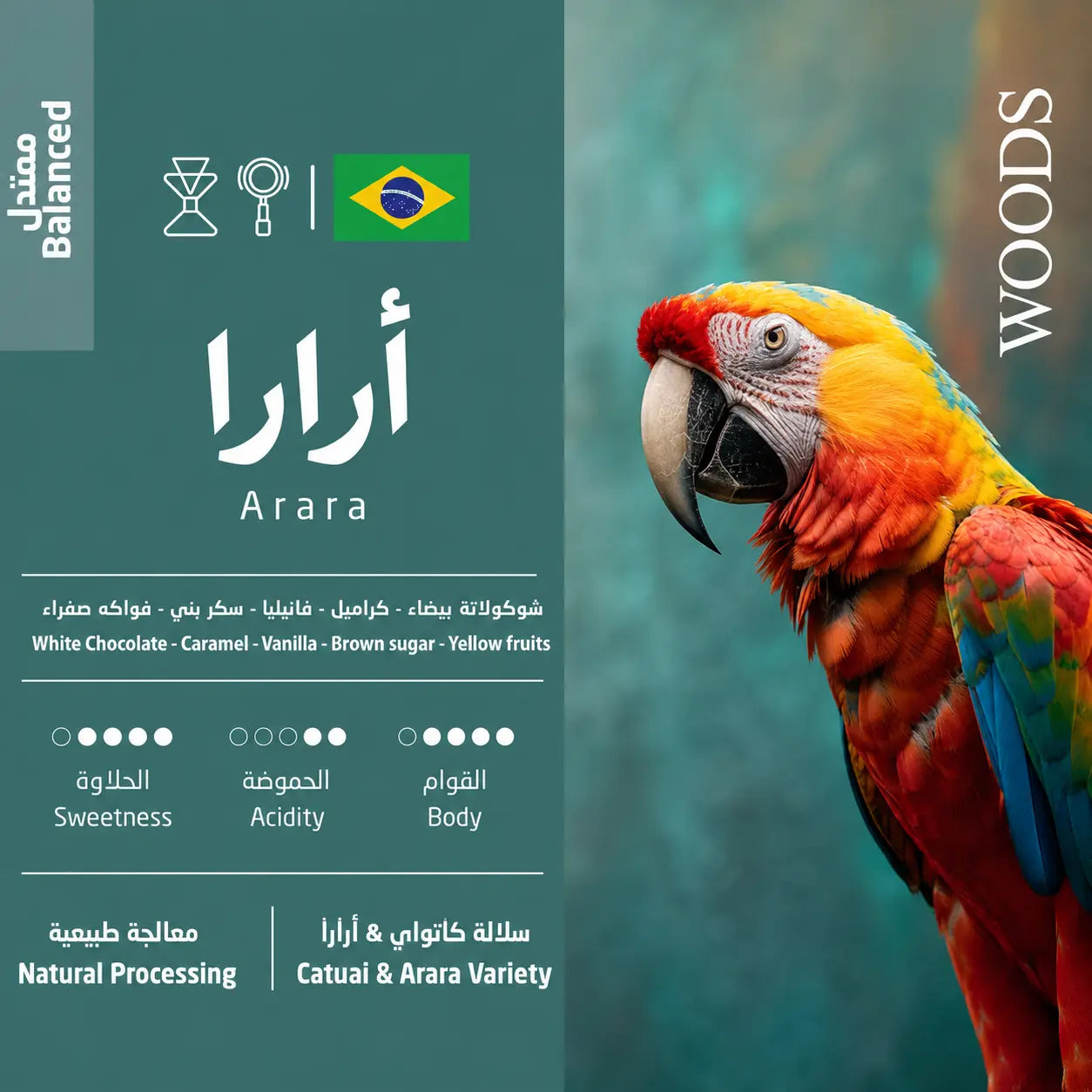 Brazil Arara 250g (Espresso/Filter)