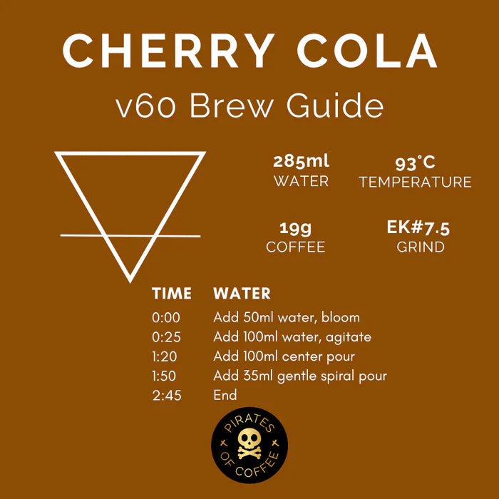 Ethiopia Yirgacheffe Cherry Cola Eashed 250g (Espresso/ Filter)