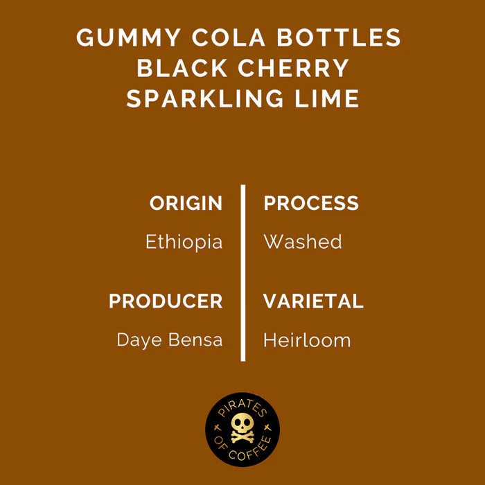 Ethiopia Yirgacheffe Cherry Cola Eashed 250g (Espresso/ Filter)