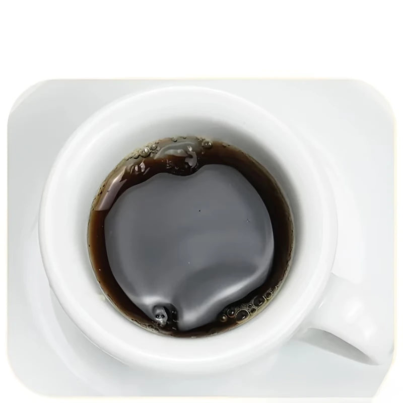 Crop 60ml Thickened White Ceramic Coffee Cup and Saucer set in classic white ceramic