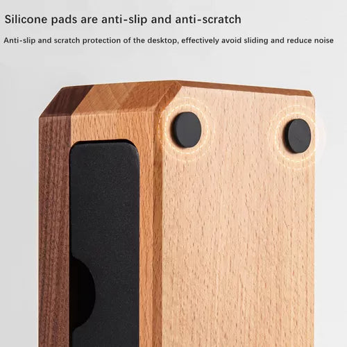 Crop Coffee Tamper Station Holder Multicolor Wood