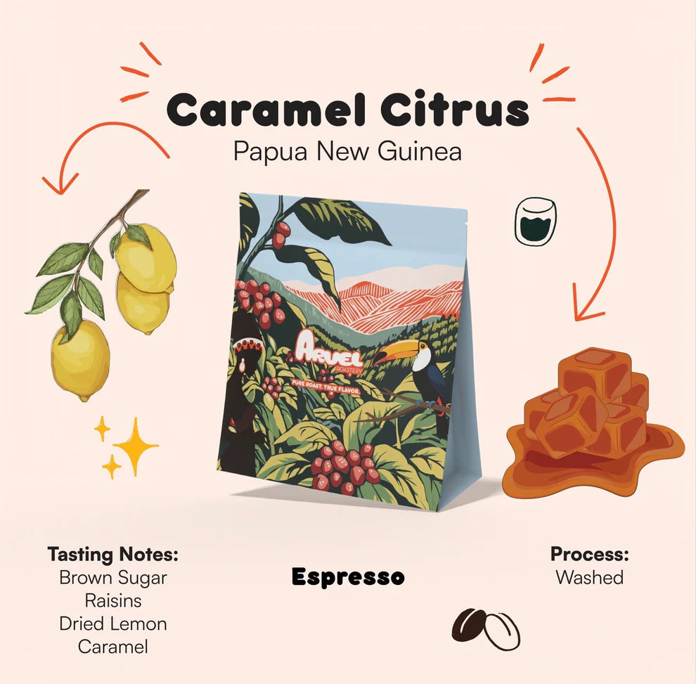 Papua New Guinea Caramel Citrus 250g (Espresso)