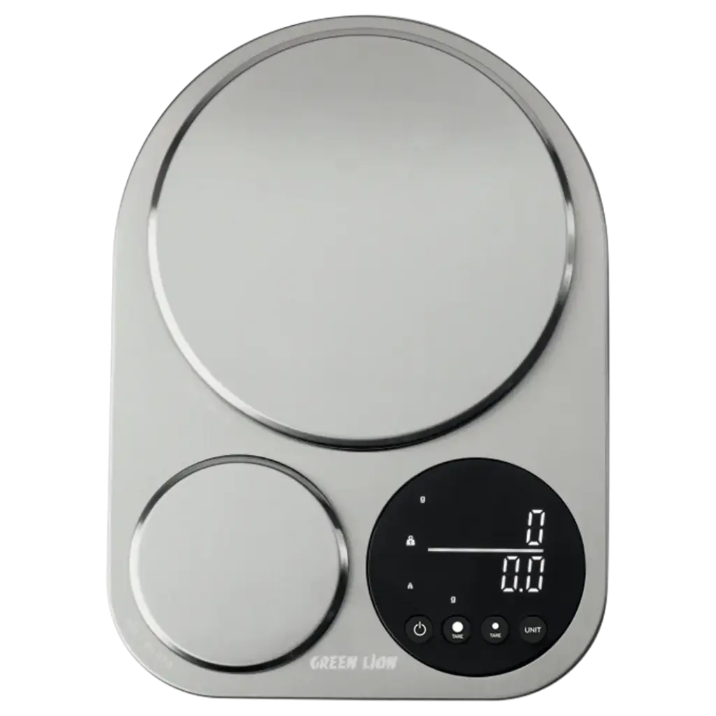 Green Lion Duel Base Coffee Scale-Silver