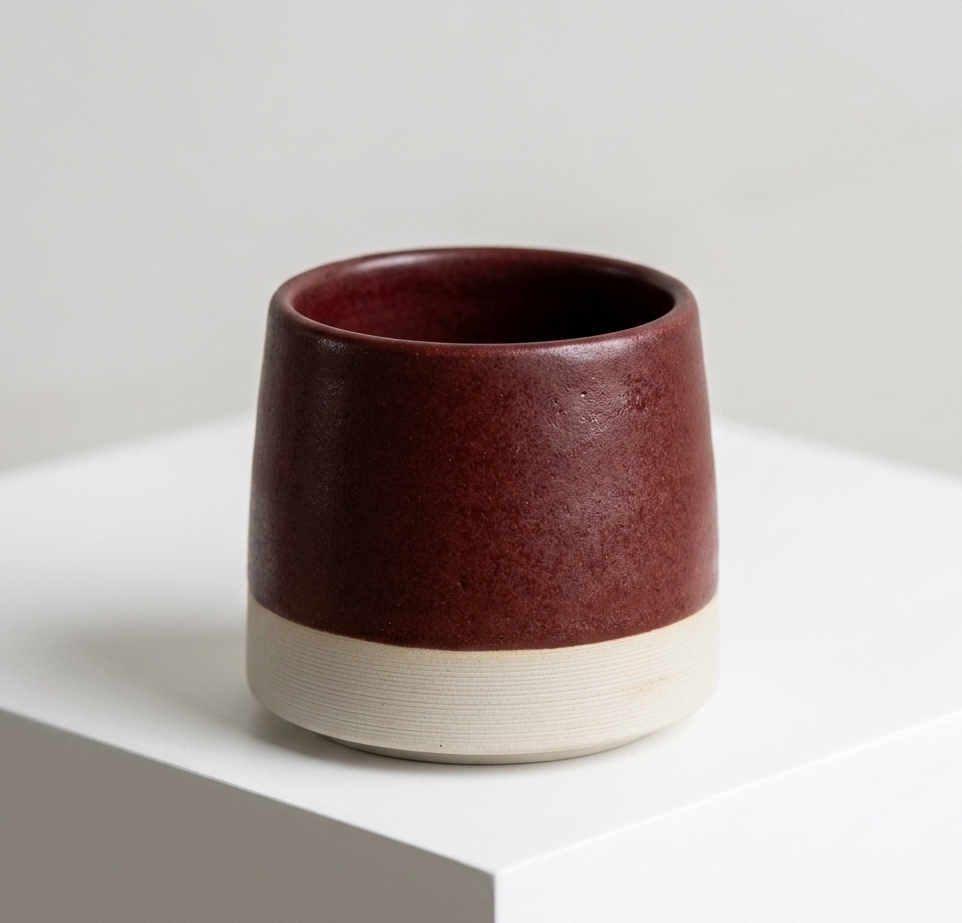 Kaloka C 24 Two Tones Series Choco 200ml Handmade Coffee Cup