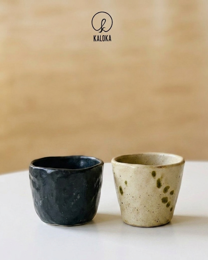 Kaloka Organic Series - 140-160 ml Handmade Coffee Cup