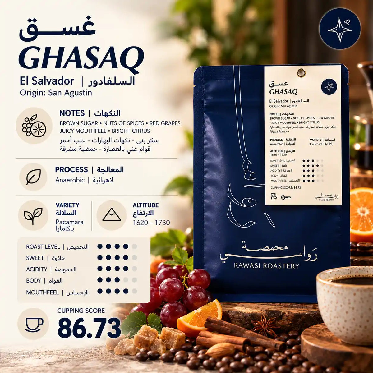 El Salvador Ghasaq 250g (Espresso / Filter)