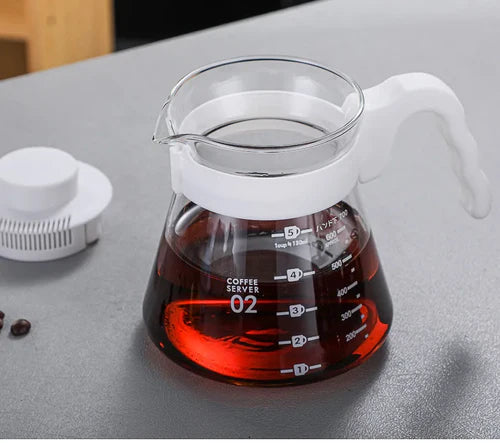 Crop 600ml V60 Coffee Server White