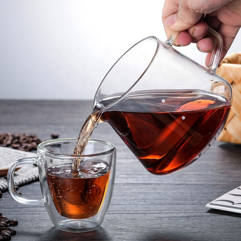 Crop 600ml Heatresiatant Server glass