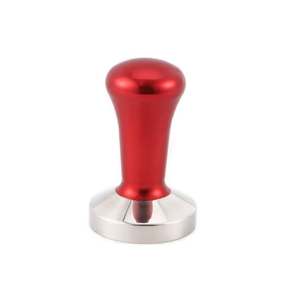 Crop 58mm Stainless Steel Coffee Tamper Red