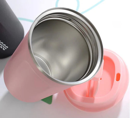Crop 500ml Stainless Steel Coffee Mug Pink