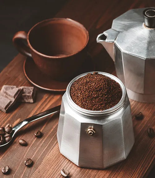 Crop Coffee Moka Pot Aluminum 600ml