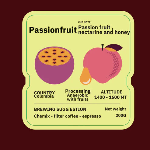 Colombia Passion Fruit 250g (Espresso/Filter)